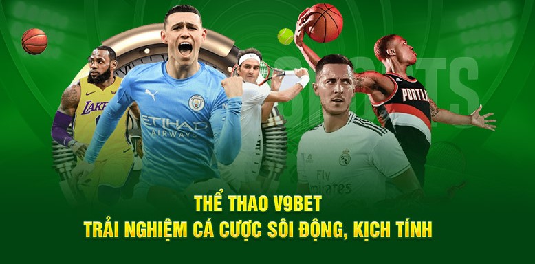Thể thao v9bet với giao diện dễ thao tác 